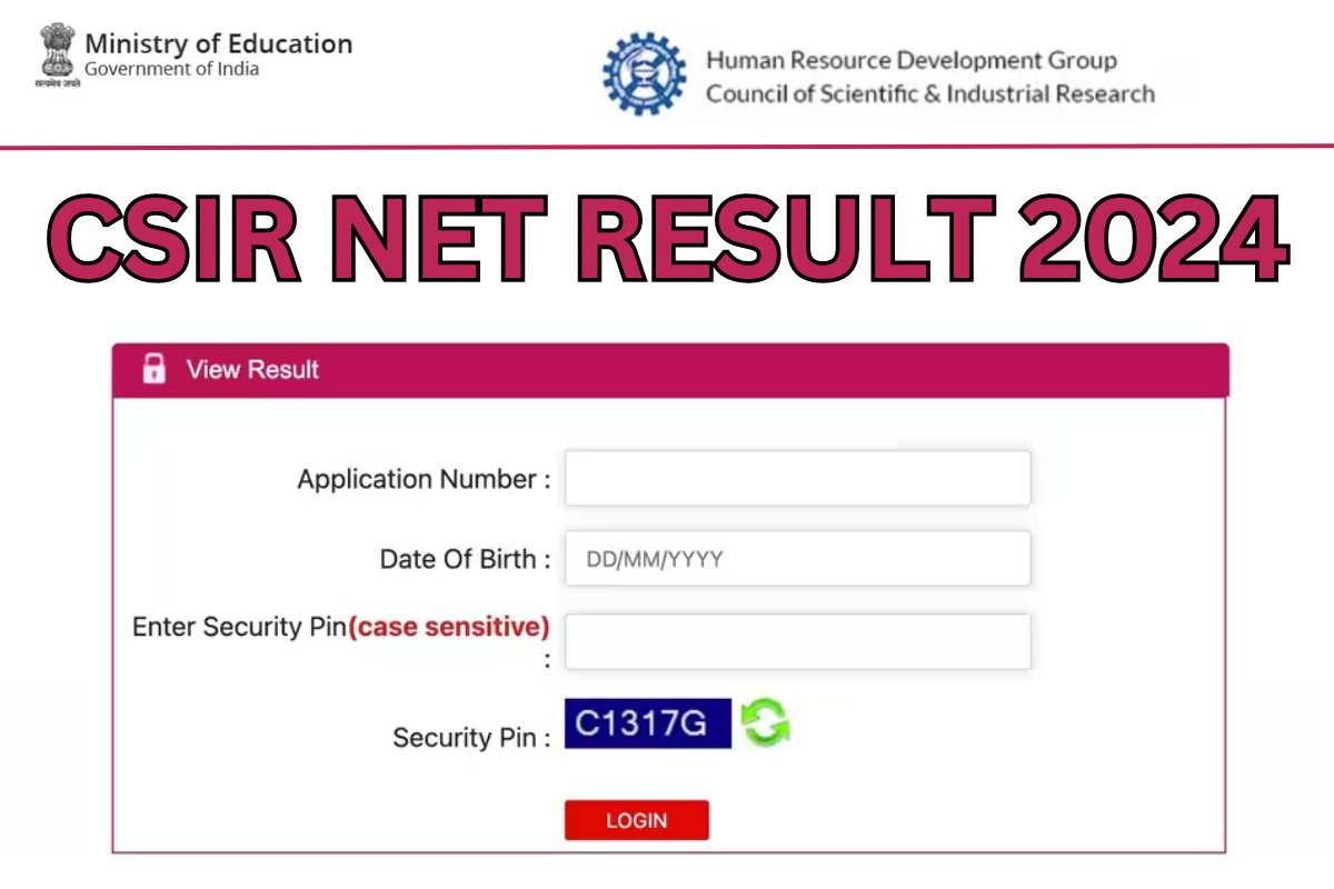 CSIR NET Result 2024