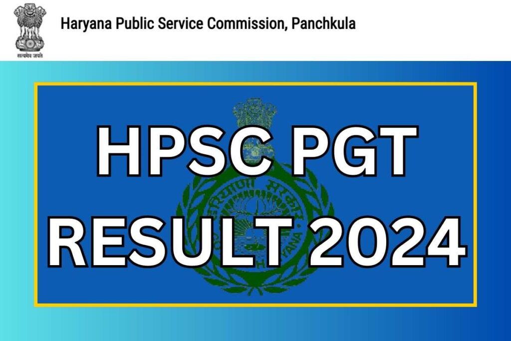 HPSC PGT Result 2024