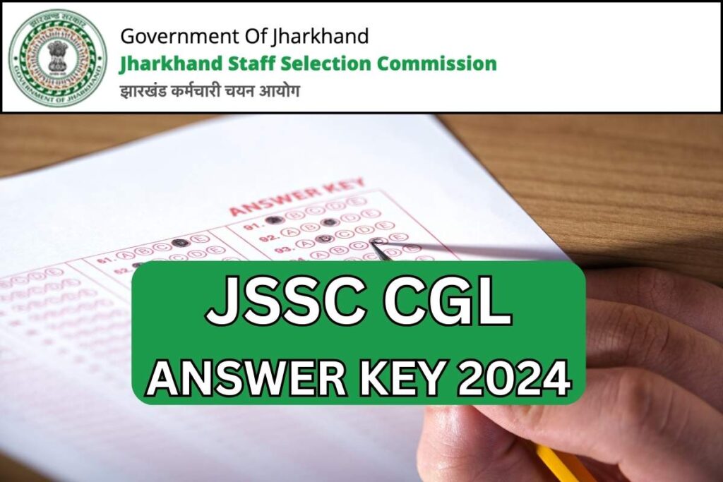 JSSC CGL Answer Key 2024