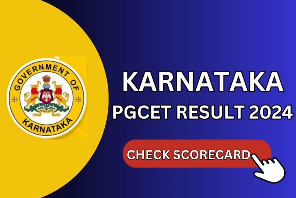 Karnataka PGCET Result 2024