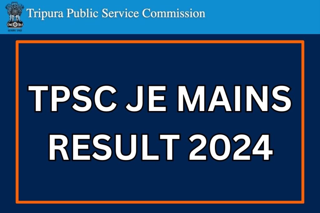 TPSC JE Mains Result 2024