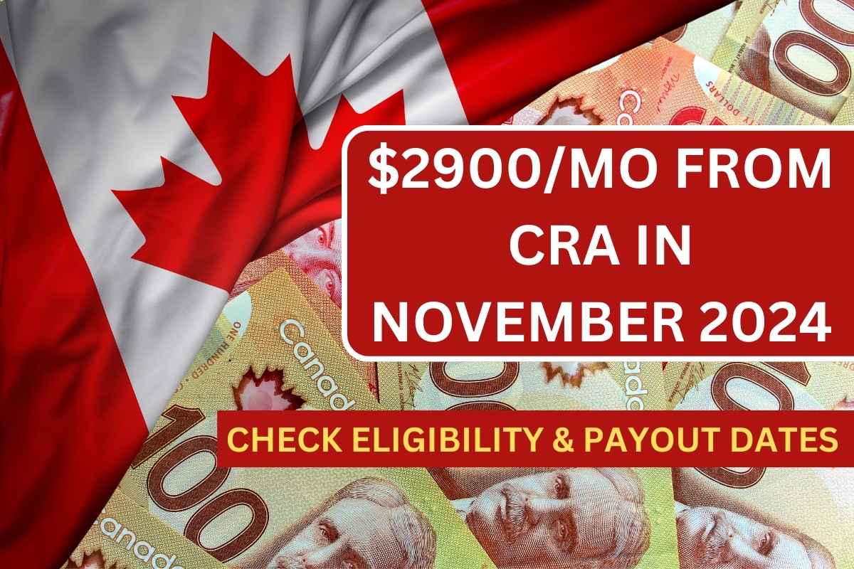 $2900/Mo From CRA In November 2024 - Check Who Is Eligible?