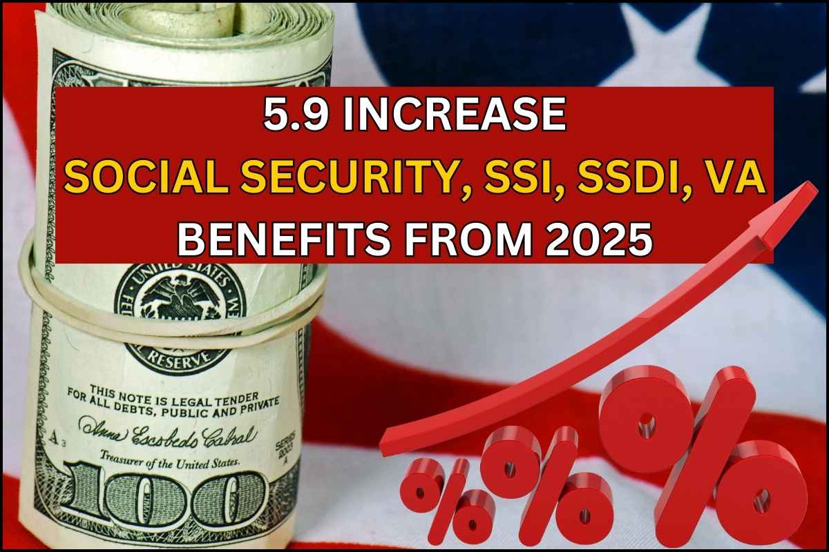 5.9 Increase In Social Security, SSI, SSDI, VA Benefits From 2025