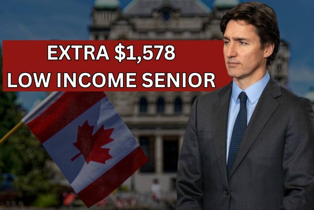 Extra $1,578 Low Income Senior In Canada