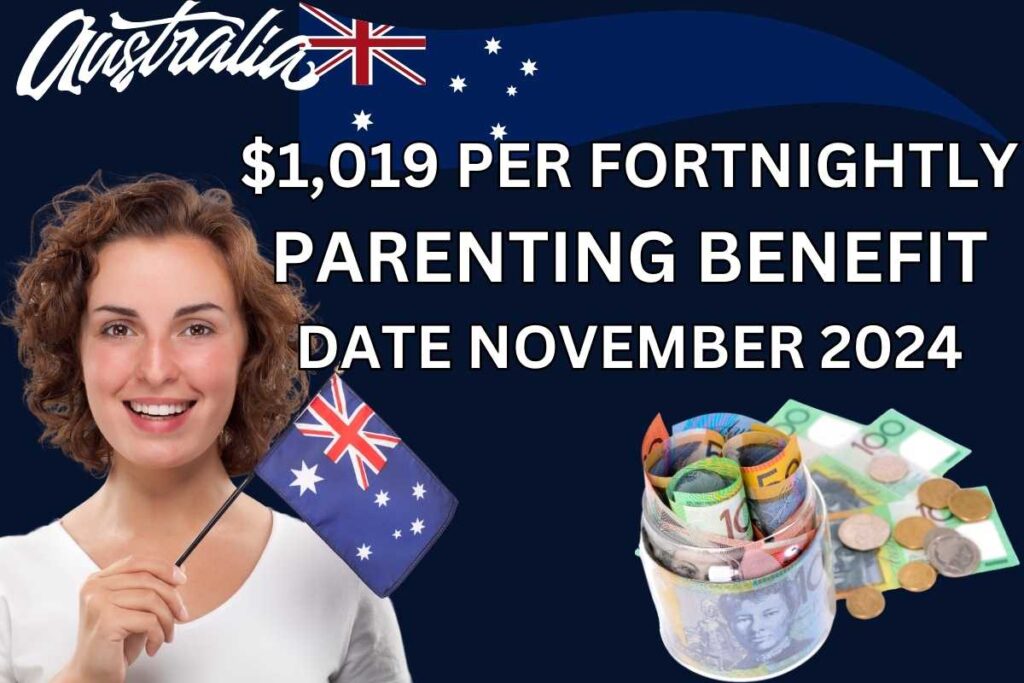 $1,019 Per Fortnightly Parenting Benefit Date November 2024