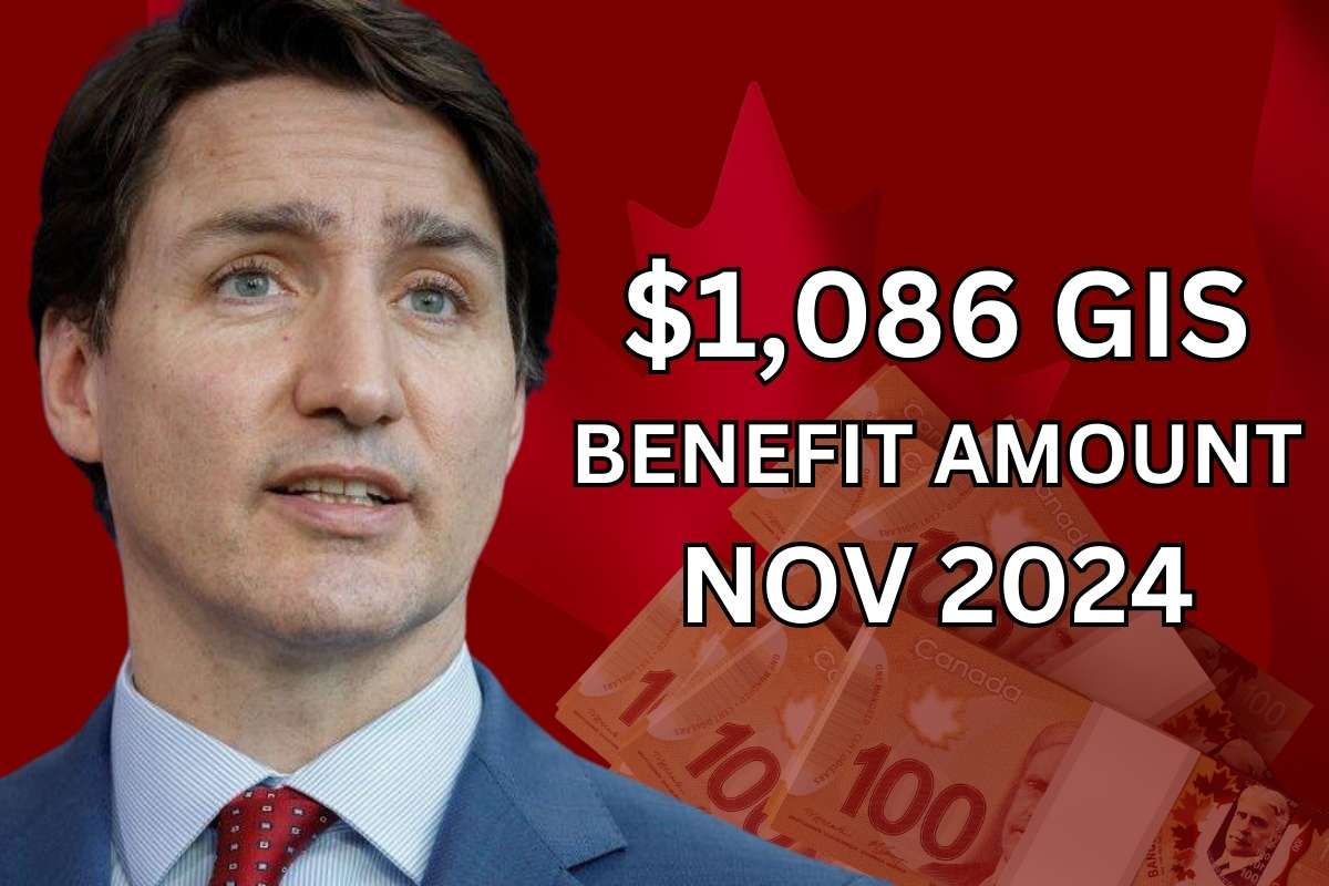 $1,086 GIS Benefit Amount Nov 2024