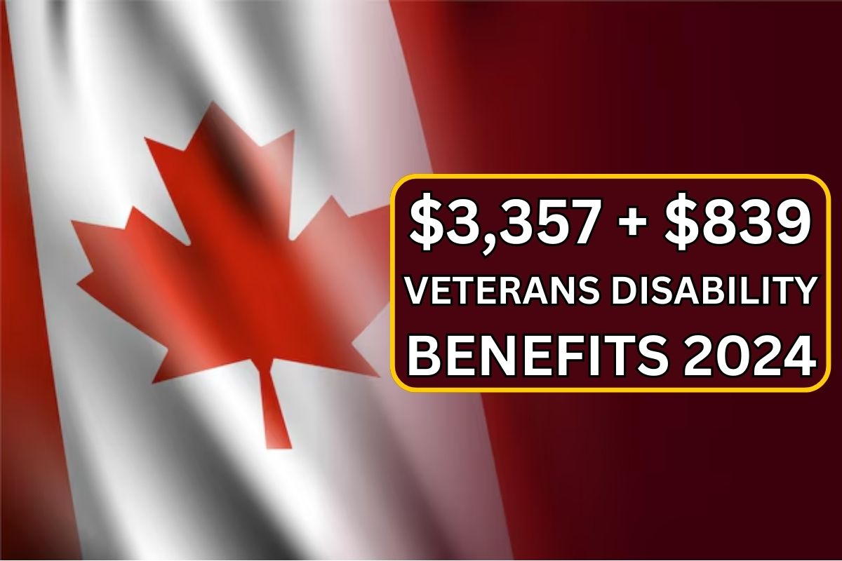 $3,357 + $839 Veterans Disability Benefits 2024