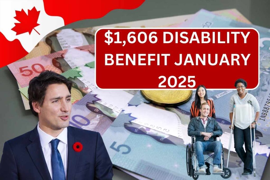 $1,606 Disability Benefit January 2025, Know Eligibility, Amount & Payout Dates