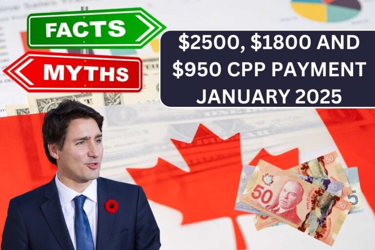 2500, 1800 And 950 CPP Payment January 2025 Know Payout Dates