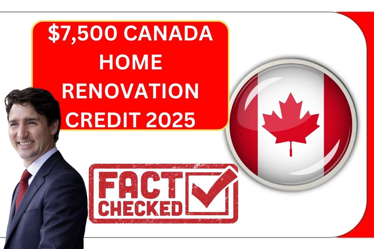 $7,500 Canada Home Renovation Credit 2025: Claim Online, Eligibility News