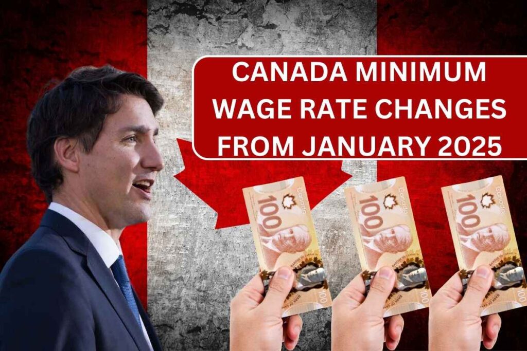 Canada Minimum Wage Rate Changes From January 2025