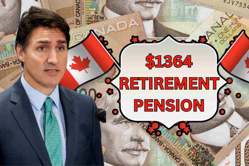 $1364 Retirement Pension From Feb 2025