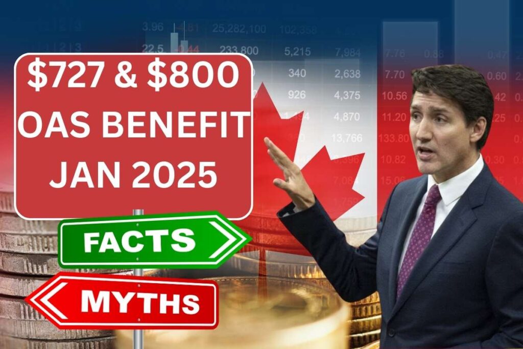 ⁠$727 & $800 OAS Benefit Jan 2025: Payment Schedule, Eligibility Criteria