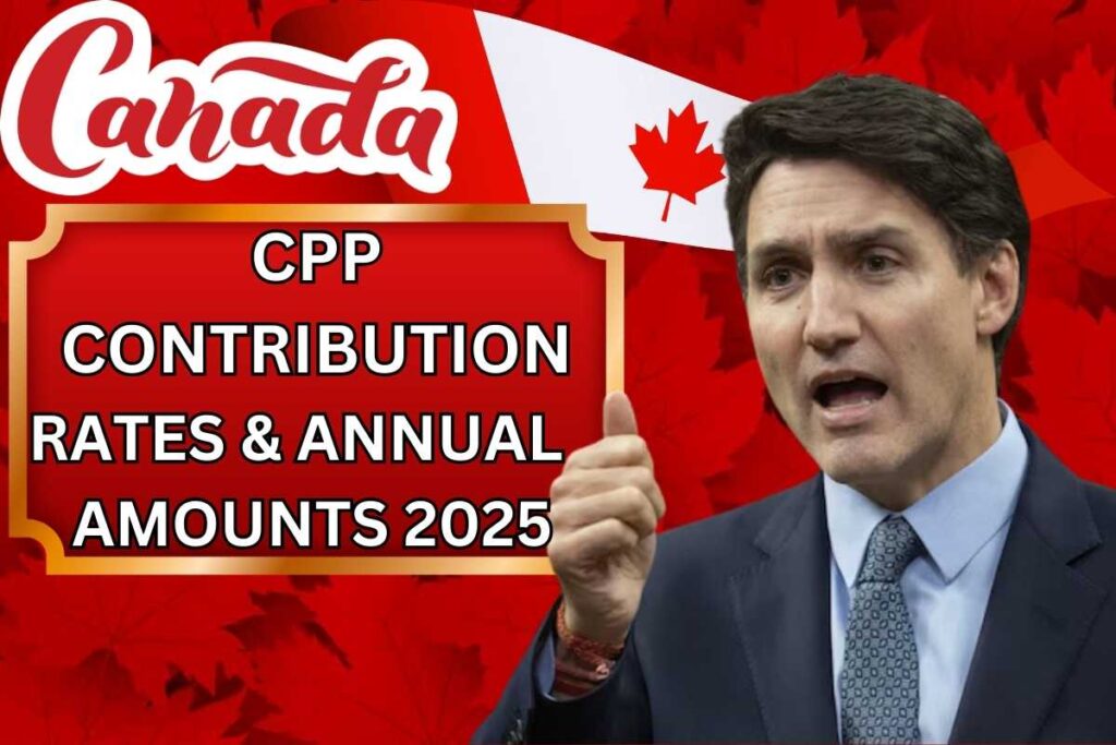 CPP Contribution Rates & Annual Amounts 2025